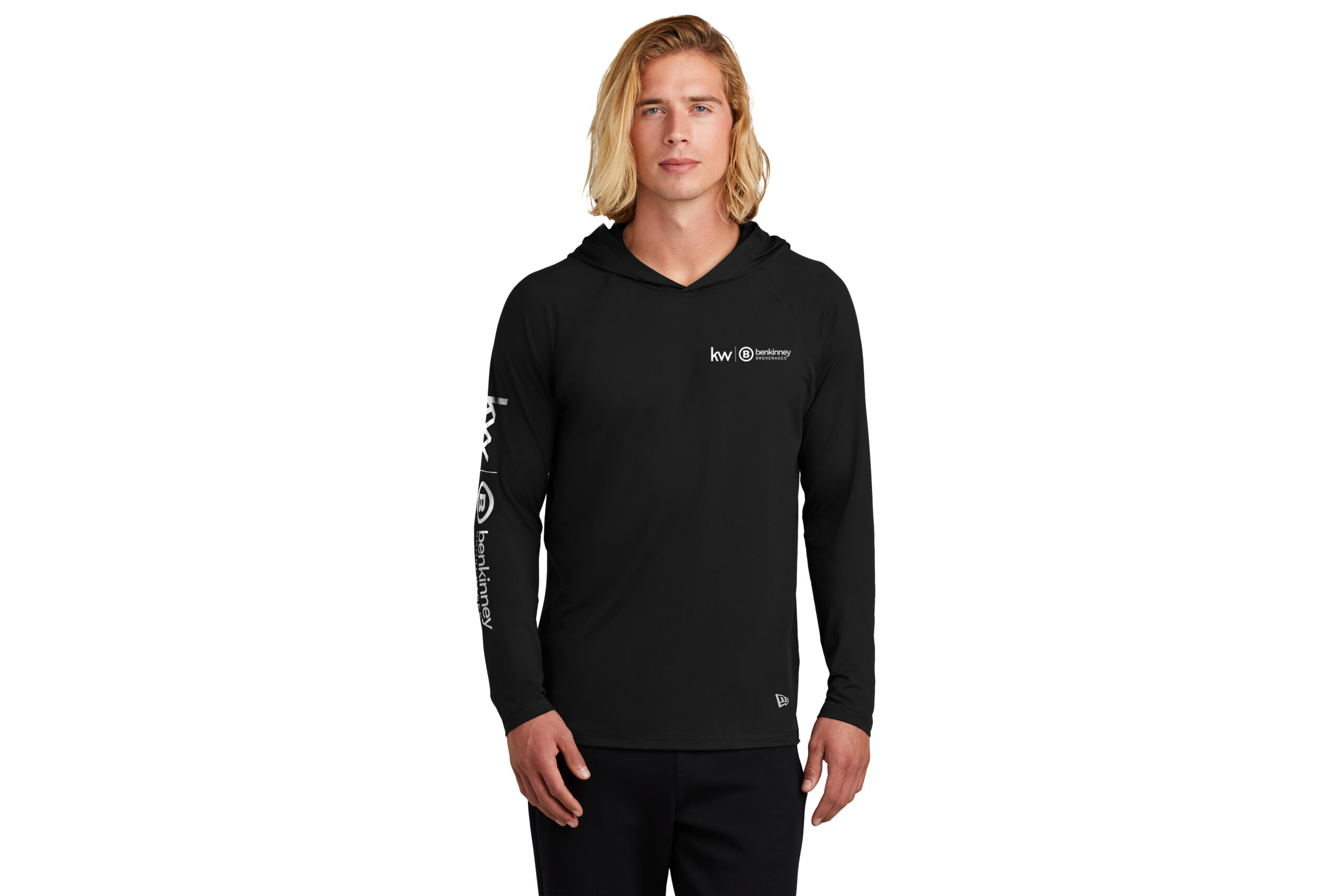 Ben Kinney Brokerages | New Era® Power Long Sleeve Hoodie - Direct To Film