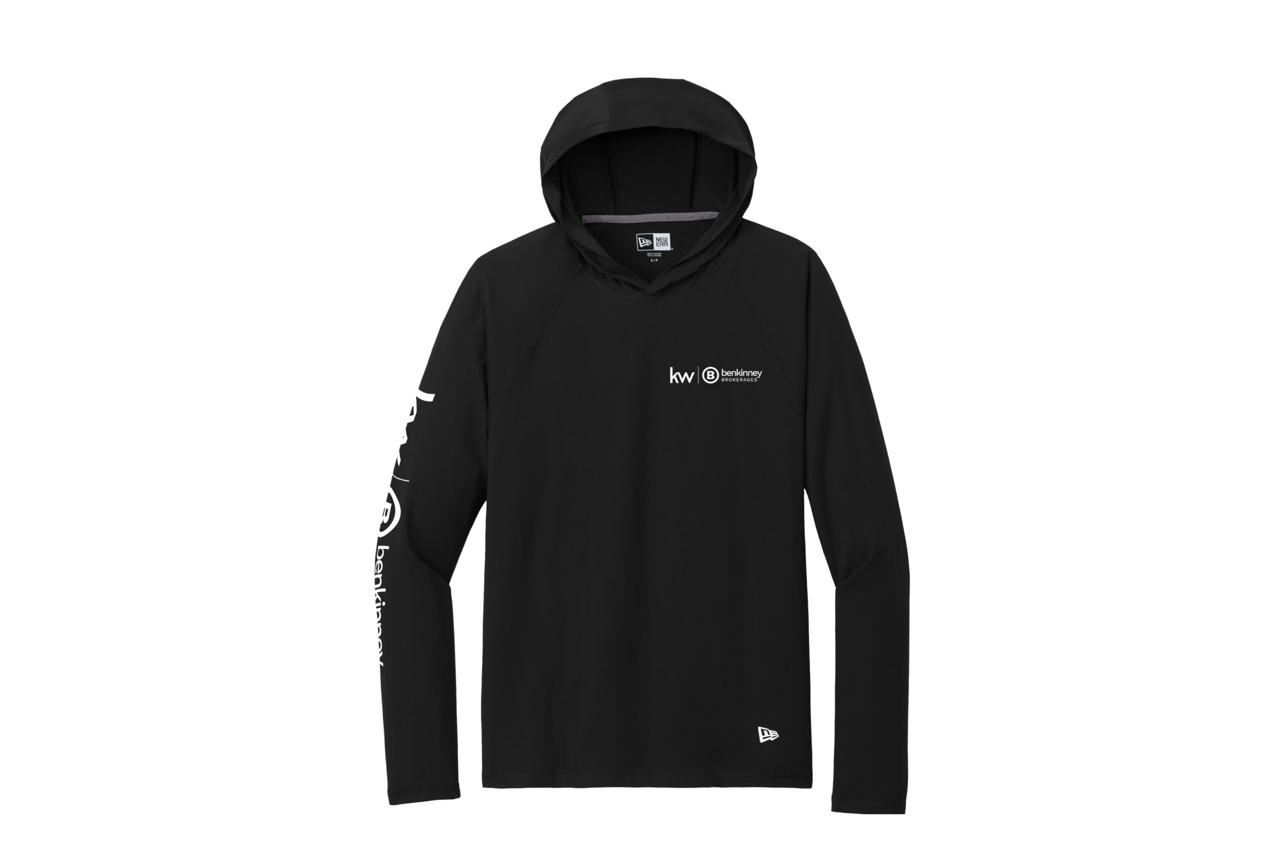 Ben Kinney Brokerages | New Era® Power Long Sleeve Hoodie - Direct To Film - Image 2